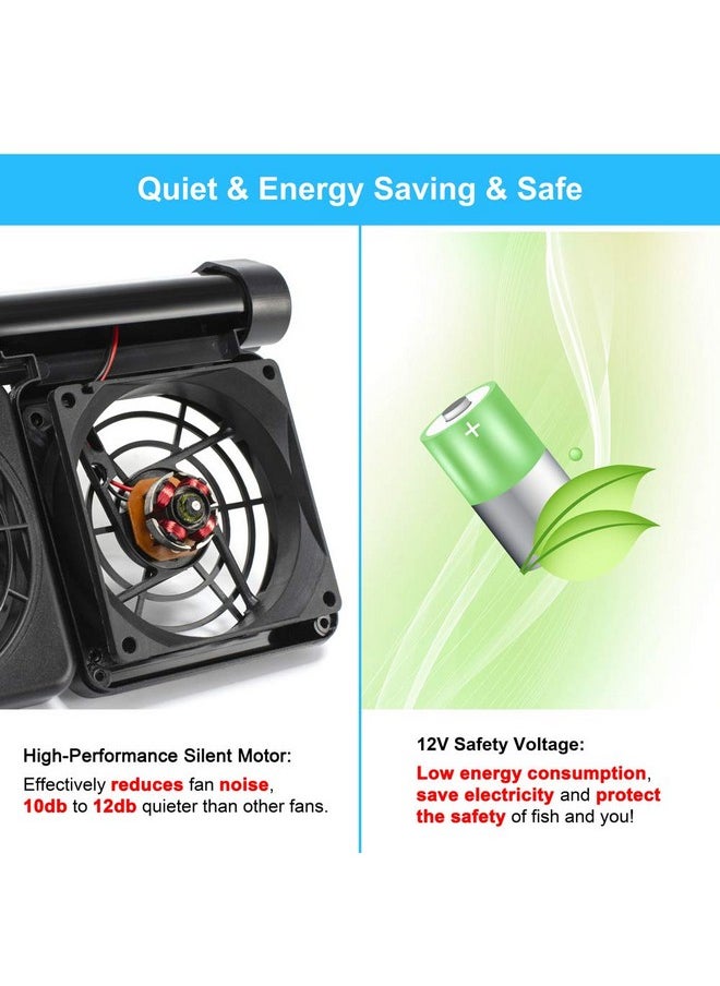 DATOO DaToo Aquarium Chiller Fish Tank Fan Aquarium Cooling Fan, 1 Yr Warranty  - Image 5