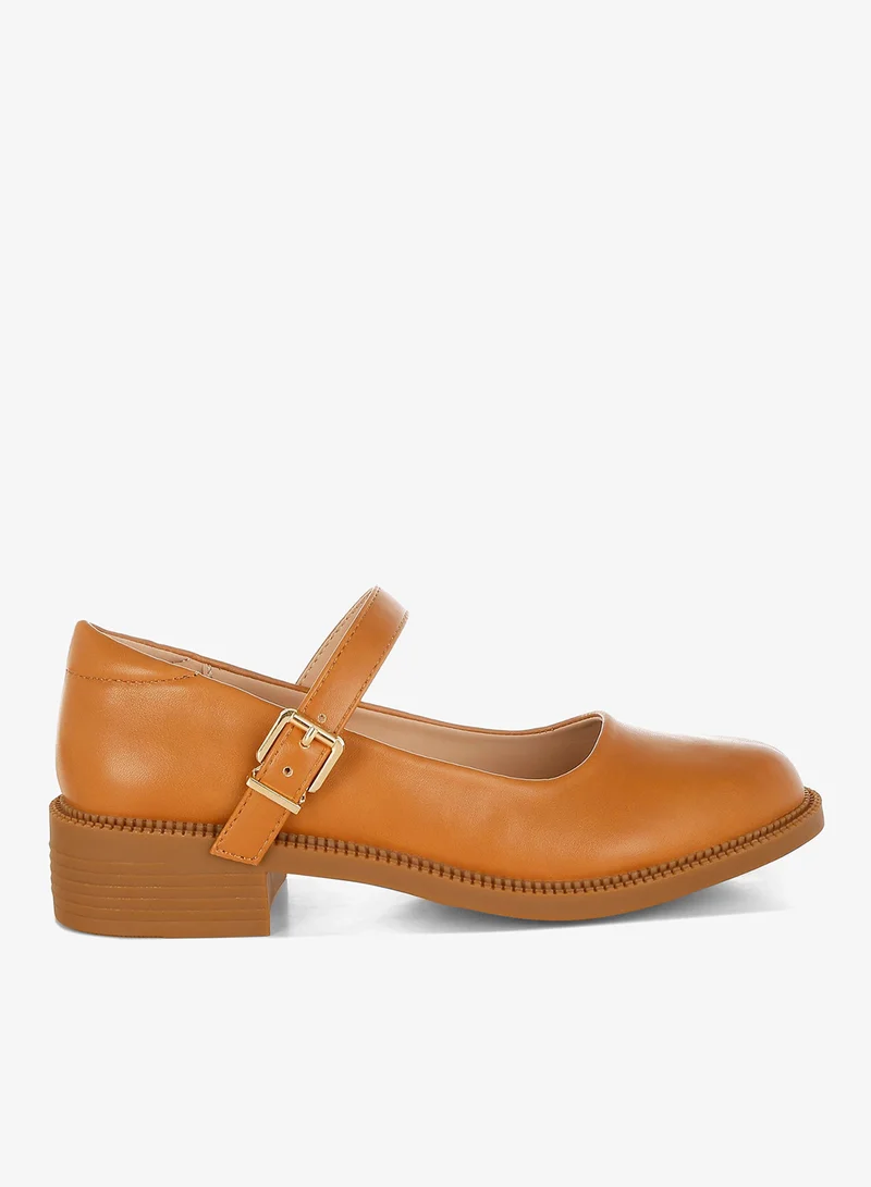 London Rag Women's Faux Leather Mary Jane Shoes In Tan