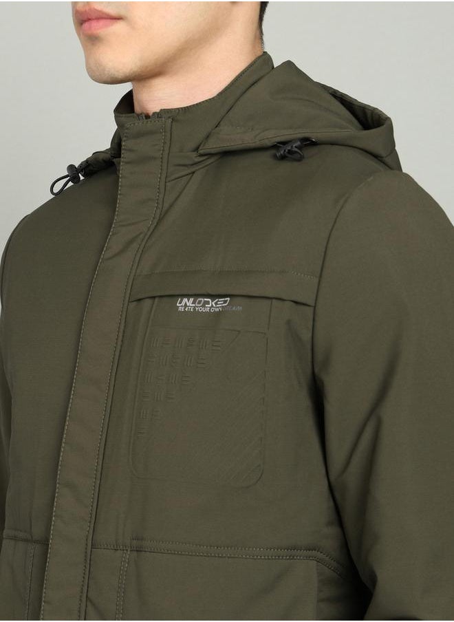 Fort Collins Fort Zipper Lightweight Hooded Jacket by Styli  - Image 5