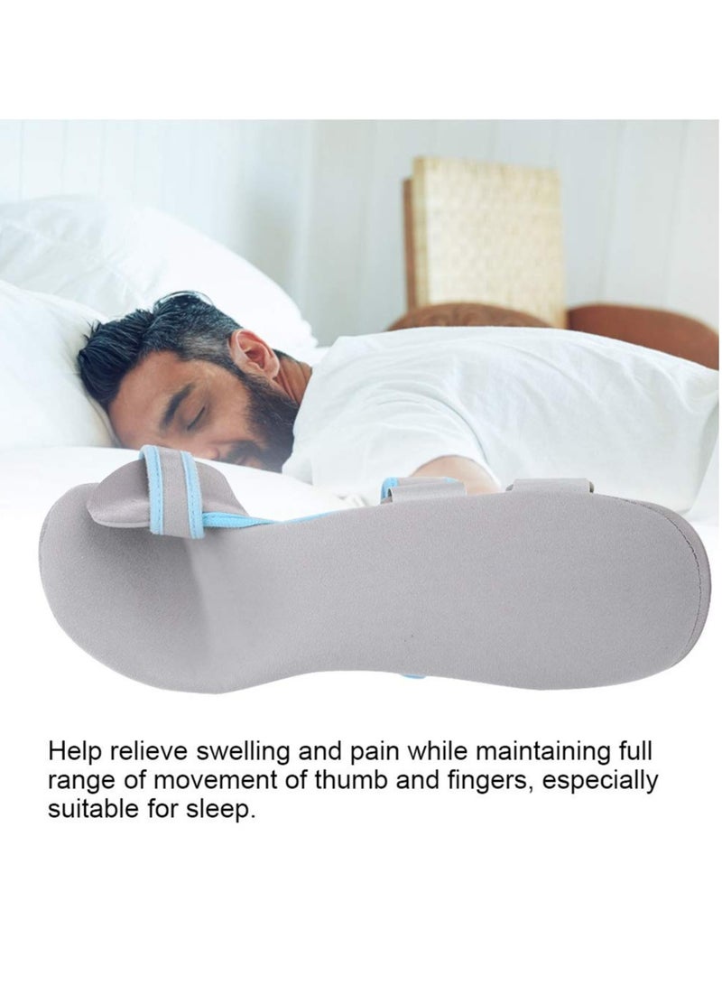 SYOSI جبيرة يد مريحة، دعامة معصم ليلية متعددة الأغراض قابلة للتعديل لأصابع اليد والكسور والتواءات المعصم وآلام متلازمة النفق الرسغي واليد اليمنى - Image 2