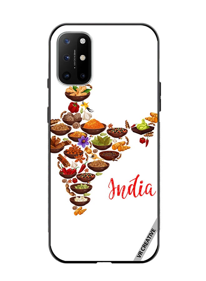 VR CREATIVE Protective Case Cover For OnePlus 8T Cuisine Indienne Design Multicolour - Image 1