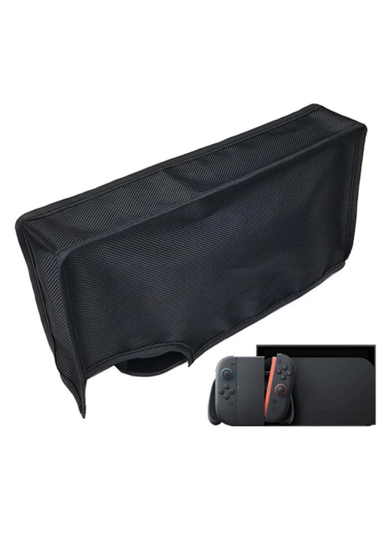 2025 NS2 Dust Cover for Switch 2 Protective Anti-Scratch Cloth Dustproof Case Mesh Stopper Net for Nintendo Switch 2 Game Console Dock Accessories with Soft Fabric and Secure Fit - Image 2