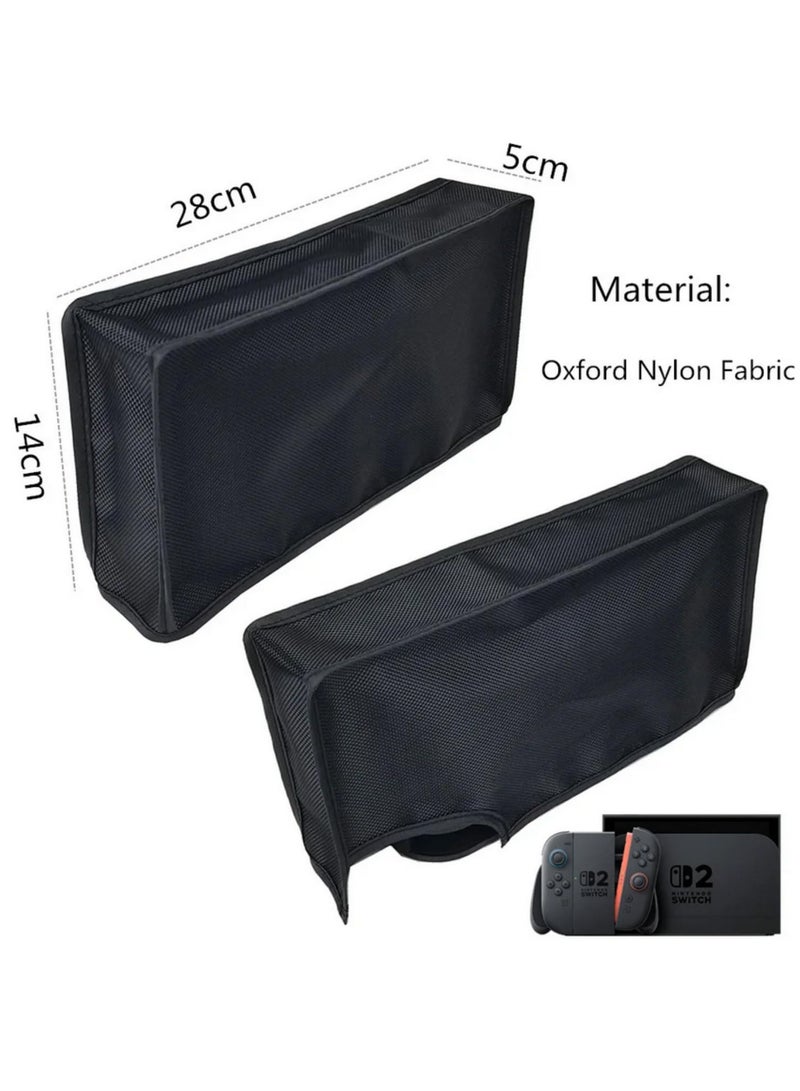 2025 NS2 Dust Cover for Switch 2 Protective Anti-Scratch Cloth Dustproof Case Mesh Stopper Net for Nintendo Switch 2 Game Console Dock Accessories with Soft Fabric and Secure Fit - Image 5