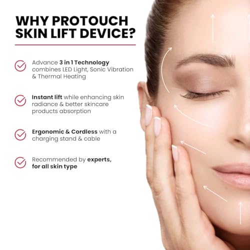 PROTOUCH Skin Lift Combo | lift Device & Recovery Drops | Anti ageing, Bright & Firm Younger Looking Skin - Image 5