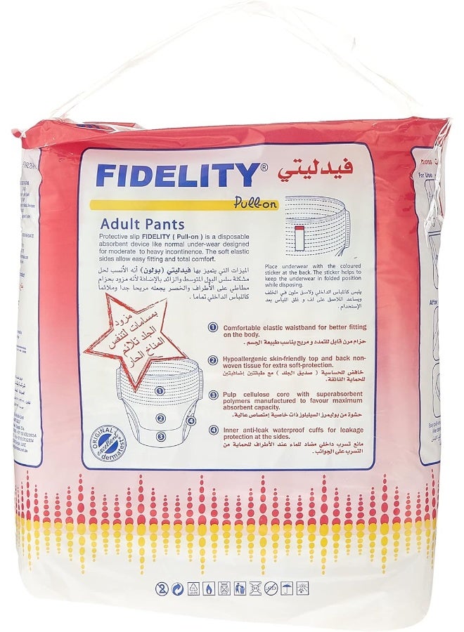 Fidelity Adult Pull On Pants Extra Large 10 Units - Image 5