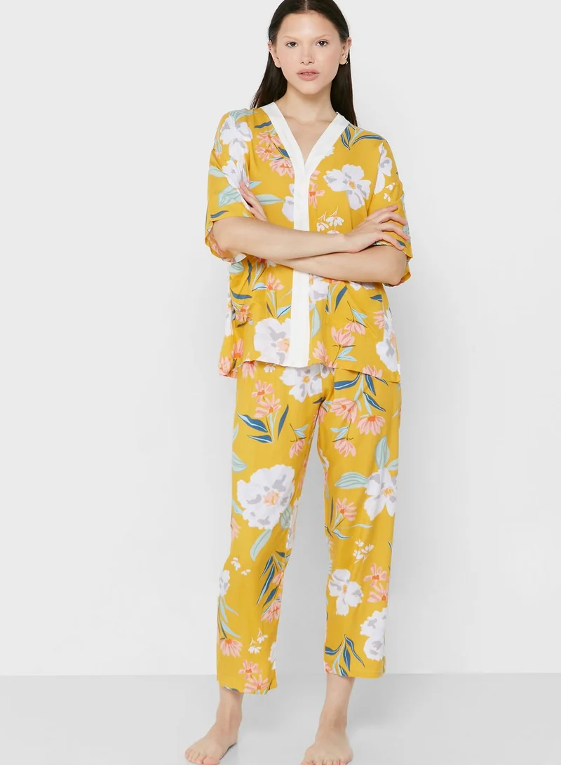 Ginger Printed Pyjama Set