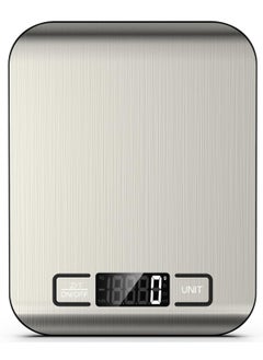 Kimaya Food Scale, 22lb Digital Kitchen Scale Weight Grams and Ounces for Baking Cooking Coffee Package Postage, 6 Units with Tare Function, LCD Display, Easy Clean Stainless Steel (Silver)  - Image 2