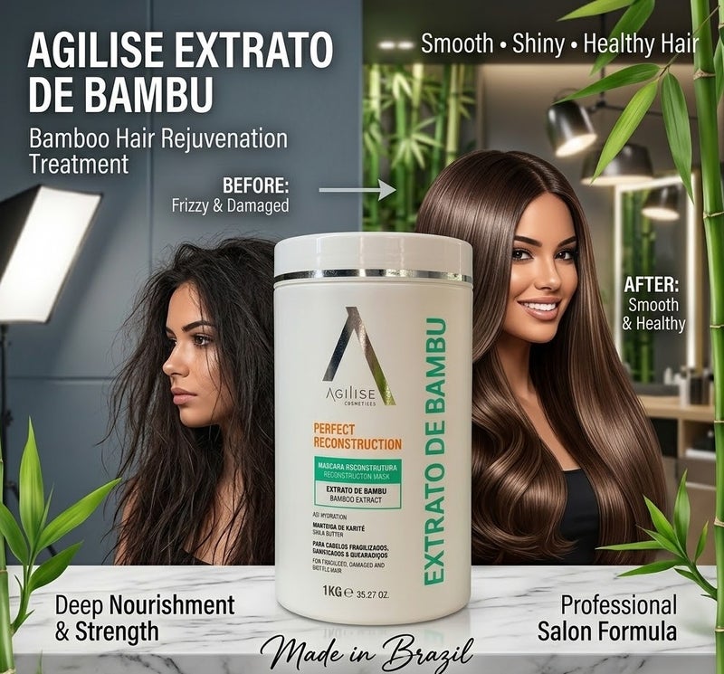 AGILISE Bamboo Extract Hair Treatment – 1kg (35.27 oz.) - Image 3