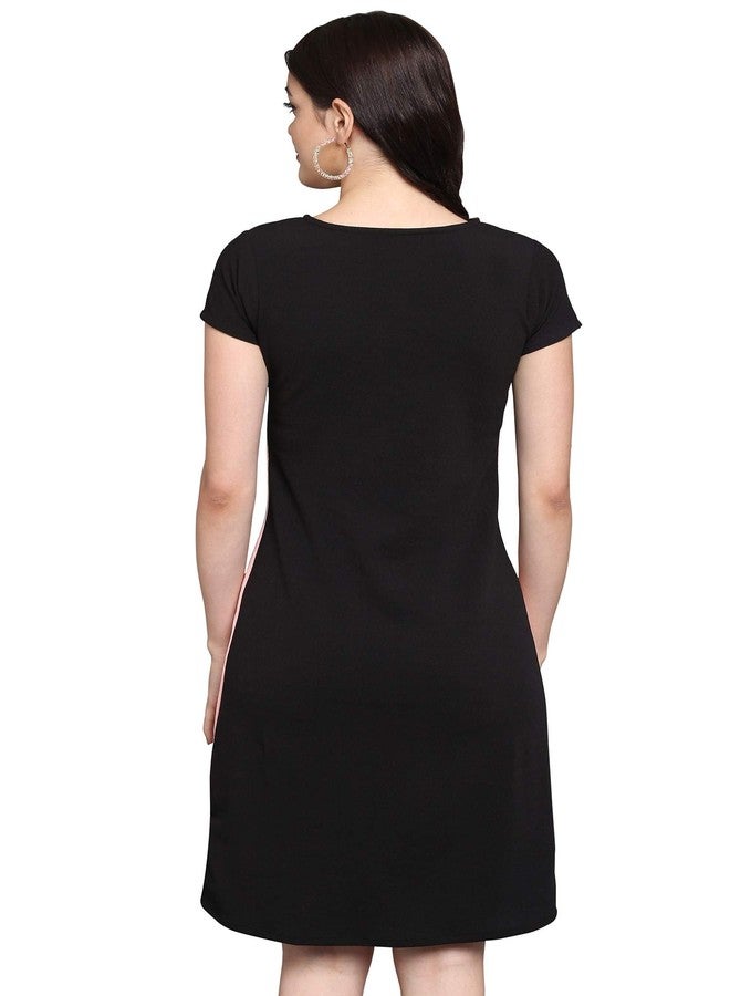 PURVAJA Women’s Bodycon Knee Length Dress(Lucy-112-PE-BL_Peach_Medium) - Image 2