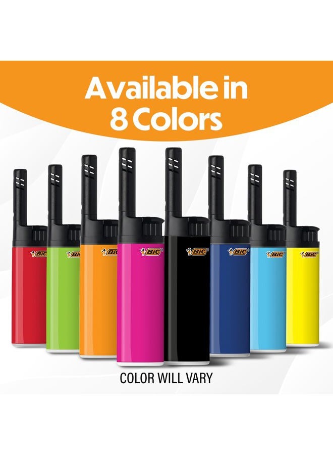 Bic EZ Reach Candle Lighter, The Ultimate Lighter with Wand for Candles, Assorted Designs, 6 Count Pack of Long Lighters - Image 2