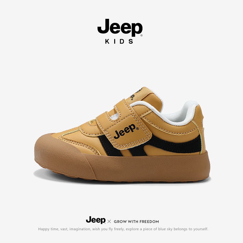 Jeep Children'S Shoes 2025 Spring New Boys' Board Shoes Soft Sole Lightweight Casual Shoes Girls' Waterproof Low-Top Shoes - Image 2