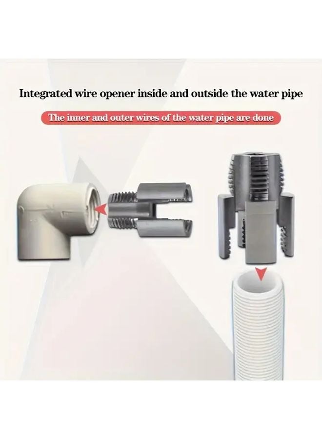 One Piece Open Yarn Opener 2 In 1 Integrated Pipe Thread Cutter Multi Functional Metal Tool - Image 3