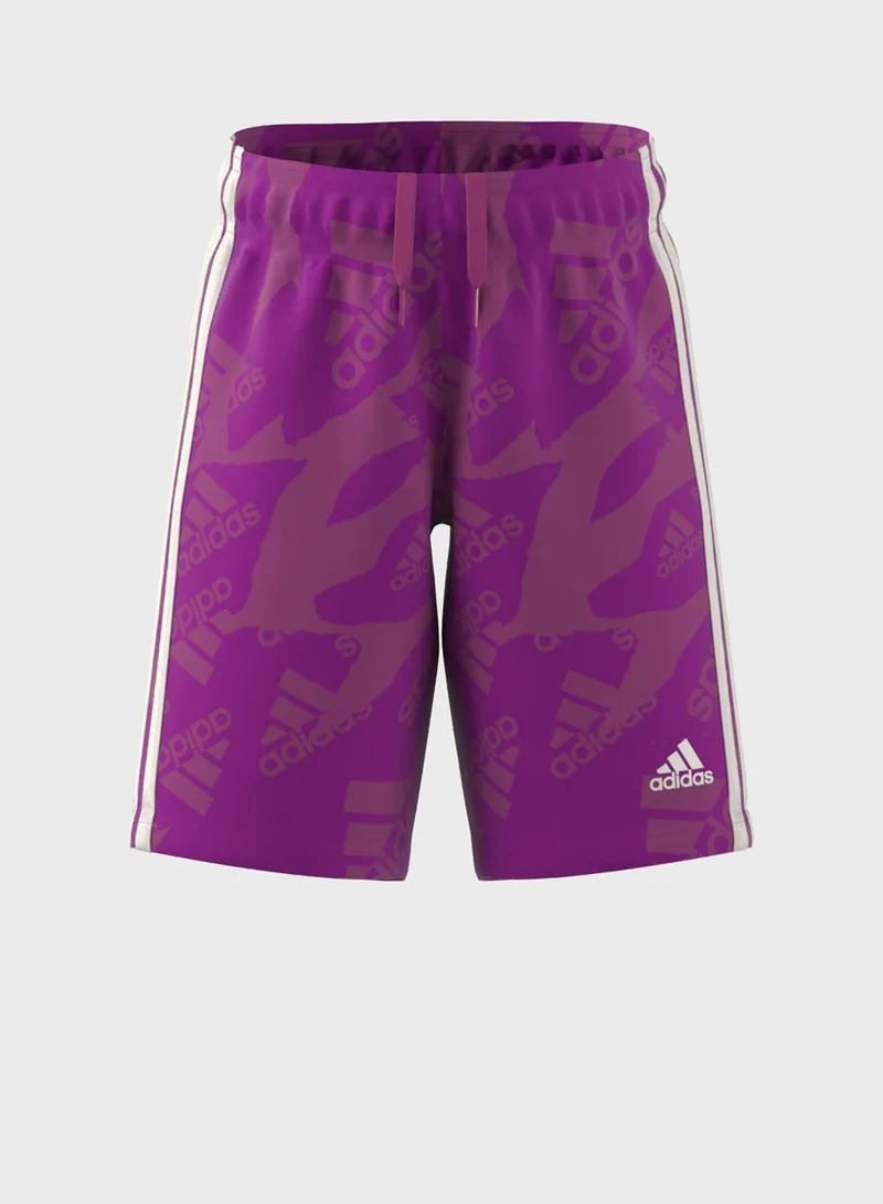 Adidas Little Kids Camlog French Terry Shorts