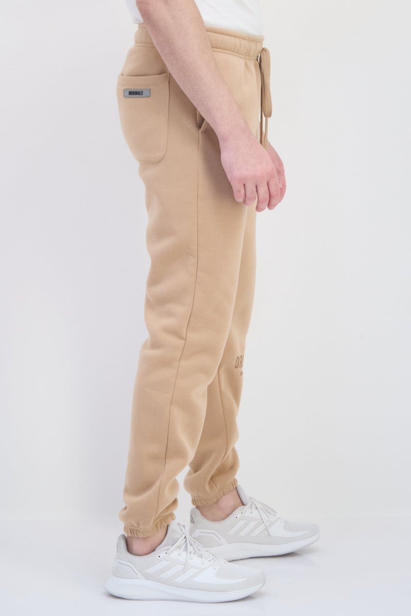 Originals by Brooklyn Cloth Men Regular Fit Solid Jogger Pants, Brown  - Image 2