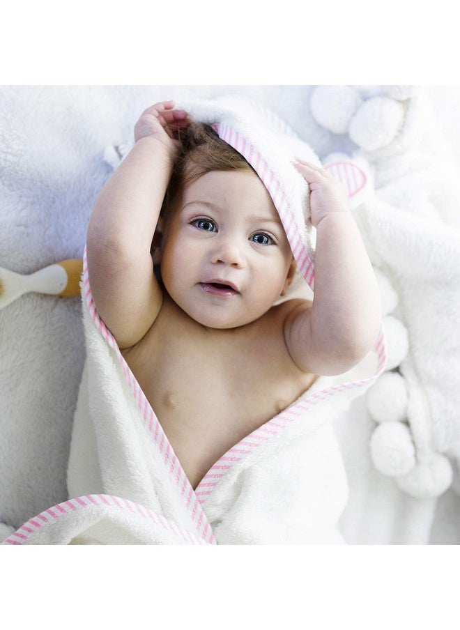 San Francisco Baby - San Francisco Baby Towels for Newborn - Hooded Baby Towels, Baby Bath Towels Girl, Hooded Baby Towels Boy, Kids Bath Towels with Hood - Pink - Image 1