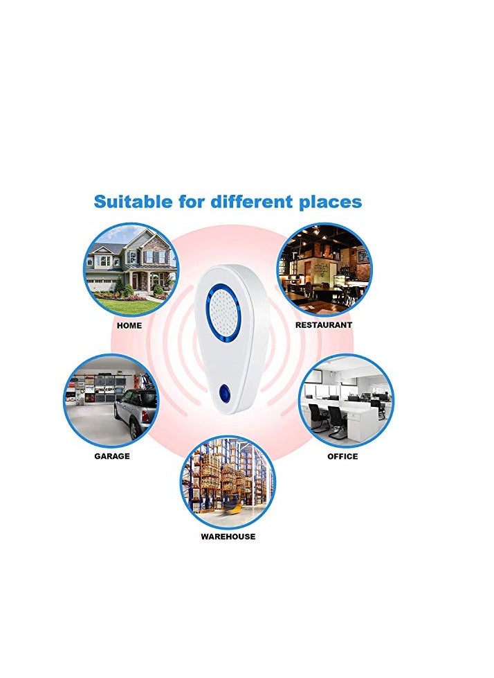Excefore 4 Pack Ultrasonic Pest Repeller, Pest Control Ultrasonic Repellent, Electronic Repellant - Bug Repellent for Ant, Mosquito, Mice, Spider, Roach, Rat, Flea, Fly  - Image 3