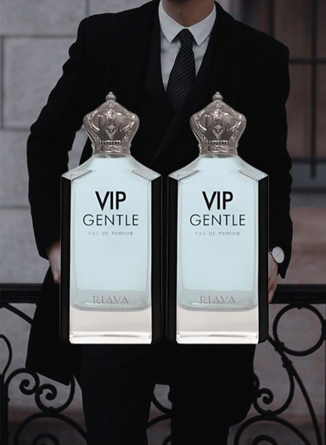 ريافا برفيوم 2 قطع عطر في اي بي جنتل للرجال 100 مل - Image 1