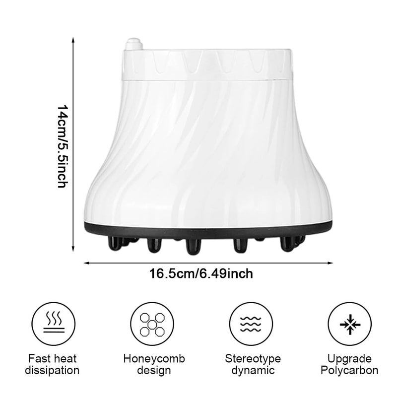 May Create MAYCREATE® Curly Hair Diffuser for Hair Dryer, Heat-Resistant, Adaptable Clip-On Blow Dryer Diffuser, Universal Styling Diffuser Attachment Volumizing Diffuser for Curly Hair, Boosting Volume, White - Image 3