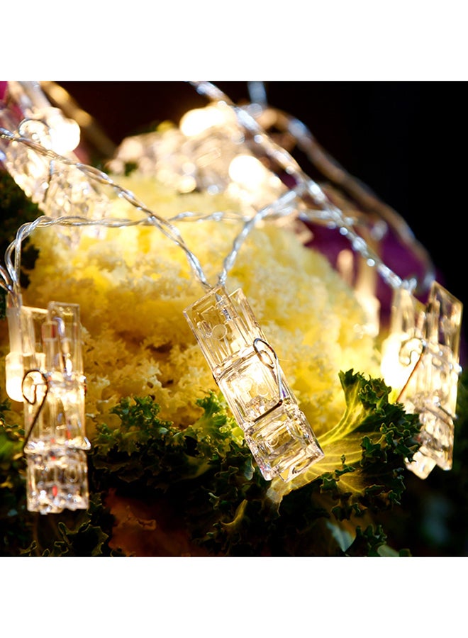 Loquat 80 LED Photo Clip String Light With Batteries Box Multicolour 20x16x10cm - Image 4