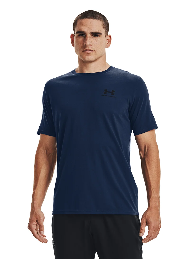اندر ارمور Left Chest Logo T-Shirt