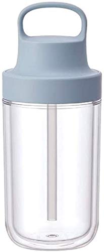 KINTO 20063 Togo Bottle 122 fl oz 360 ml Light Blue Includes Straw Lightweight Water Bottle Dishwasher Safe Double Wall Construction - Image 1