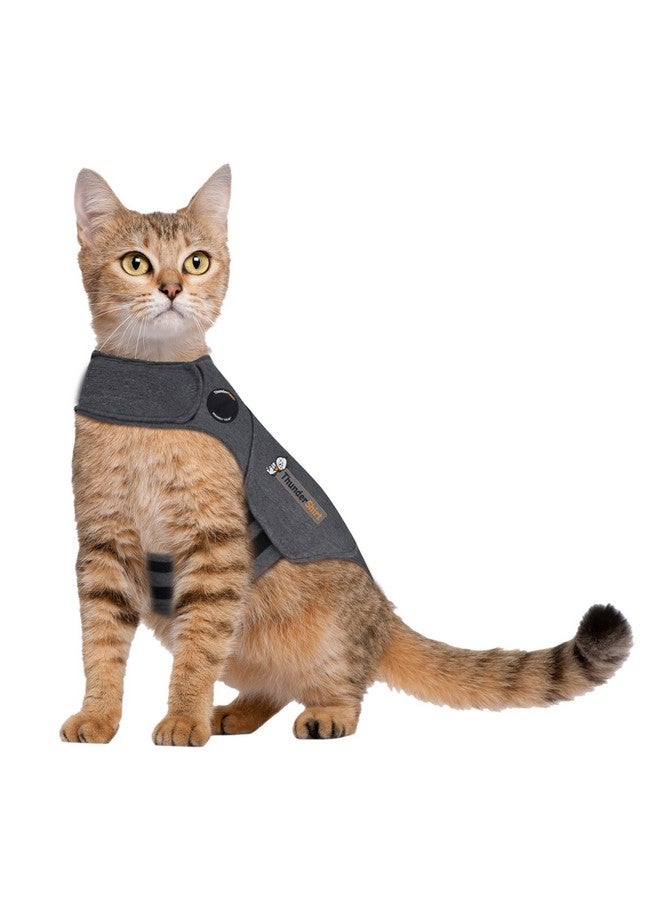 ThunderShirt Classic Cat Anxiety Jacket, Heather Gray, Medium (9 To 13 Lbs), Thu009 - Image 2