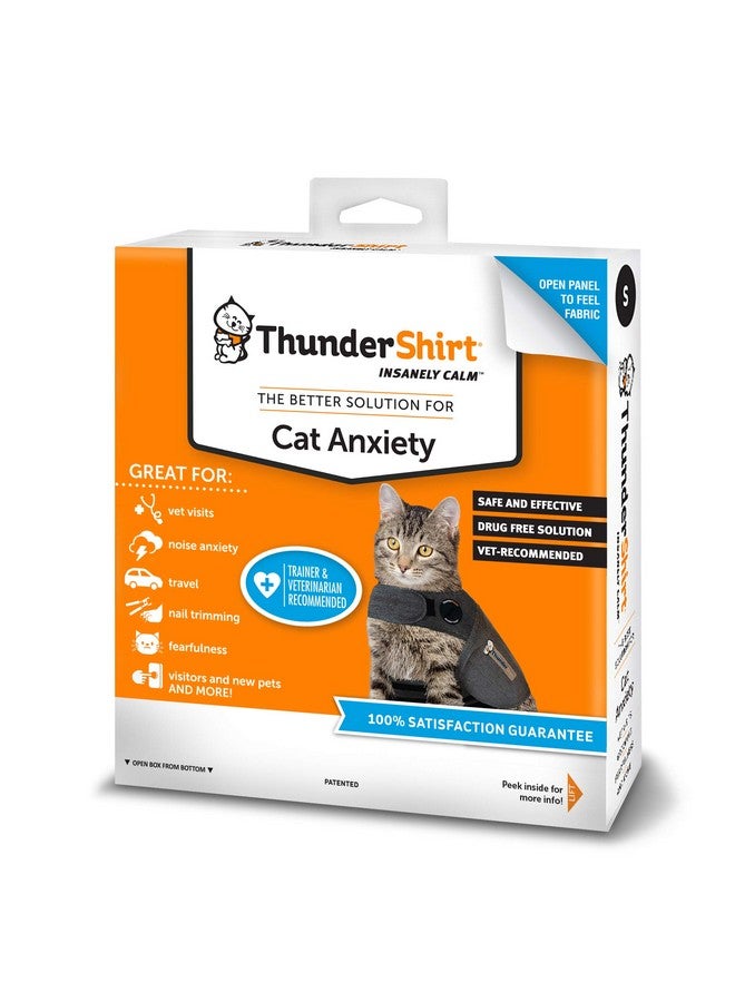 ThunderShirt Classic Cat Anxiety Jacket, Heather Gray, Medium (9 To 13 Lbs), Thu009 - Image 3