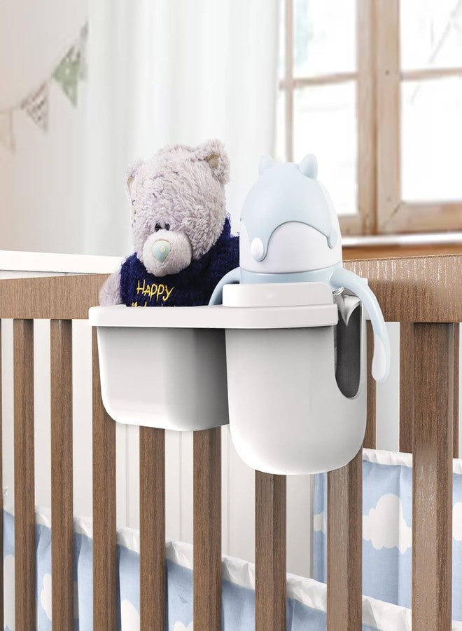 WedFeir SnackPod Child Cup & Snack Holder for Convertible Car Seats & Strollers - BPA Free - Grey - Image 2