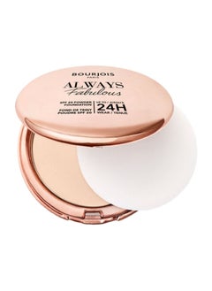 BOURJOIS PARIS بودرة أساس الويز فابيلوس - 100 - روز عاجي، 7 جرام  - Image 1