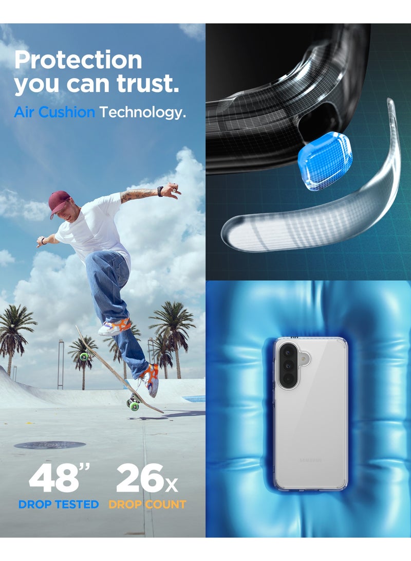 Spigen غطاء حماية فائق الهجين لهاتف سامسونج جالاكسي A57 5G (2026) - شفاف كريستالي - Image 4