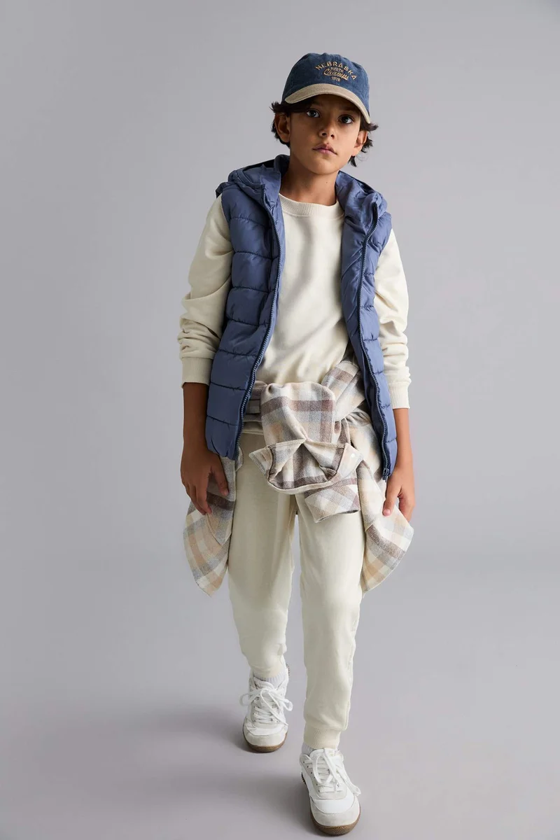 ديفاكتو Boy Waterproof Hooded Vest