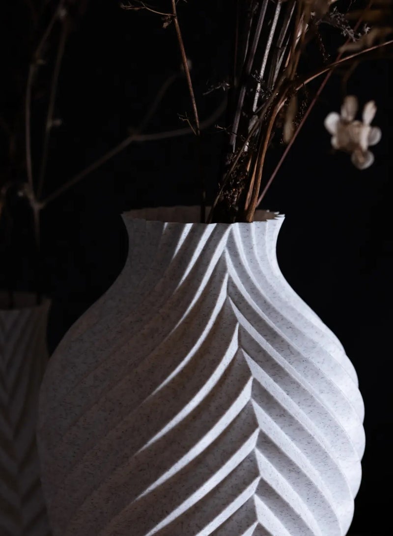 أخوة ثلاثي الأبعاد مزهرية كروميك   تصميم فاخر وعصري لتنسيق الزهور والإكسسوارات الفنية - Image 4