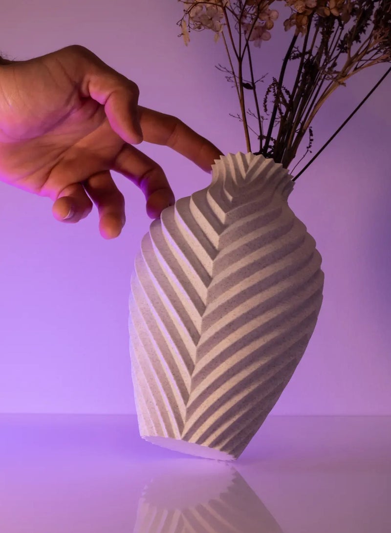 أخوة ثلاثي الأبعاد مزهرية كروميك   تصميم فاخر وعصري لتنسيق الزهور والإكسسوارات الفنية - Image 5