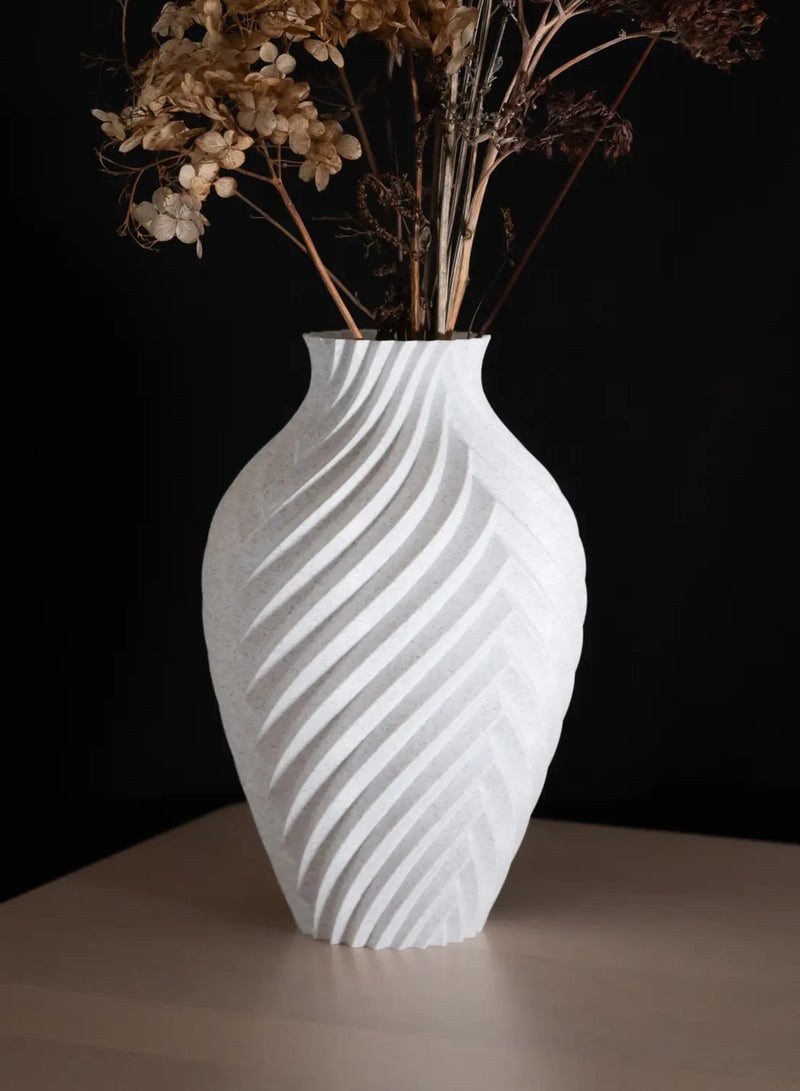 أخوة ثلاثي الأبعاد مزهرية كروميك   تصميم فاخر وعصري لتنسيق الزهور والإكسسوارات الفنية - Image 2