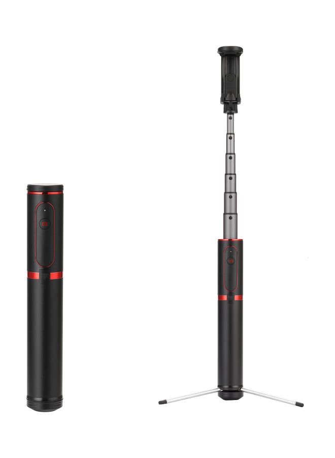 NIBEMINENT Multifunctional Wireless Tripod With Remote Black/Red  - Image 1