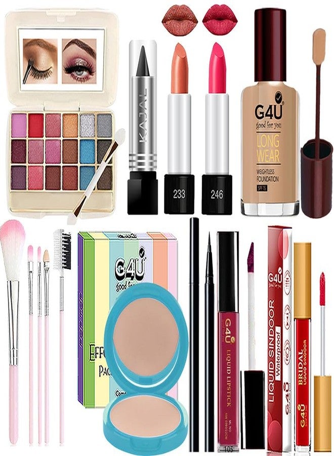 G4U Perfectly Glamorous| Makeup Collection for Girls & Women | Set of 14 pcs|A134 - Image 1