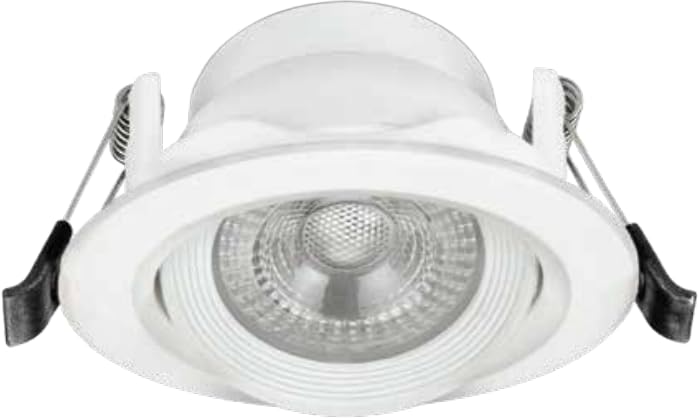 Panasonic Polycarbonate 6 Watt Round Swivel Downlight, 6W Swivel Ceiling Light, Swivel Conceal Surface Light for Home, 6500k Cool White Swivel Downlight - Image 5