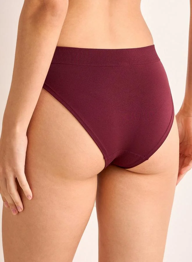 Splash FAV Intimates Elastic Waist High Leg Briefs