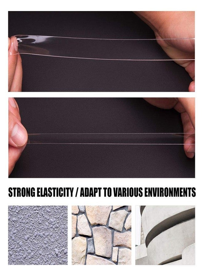 Kaisiking 15mm x 25M Wide Clear Double Sided Tape Two Sided Adhesive Tape Transparent Weatherproof Yards Outdoor Ultra Strength Industrial Mounting Tape - Image 4