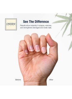 Onsen Secret Japanese Nail File Professional 10 Pack Nail Files, Double Sided Natural & Acrylic Nail Filers 120/180 Grit Disposable, Salon Smooth | Best Onsen Nail File For Shiny Nails  - Image 5