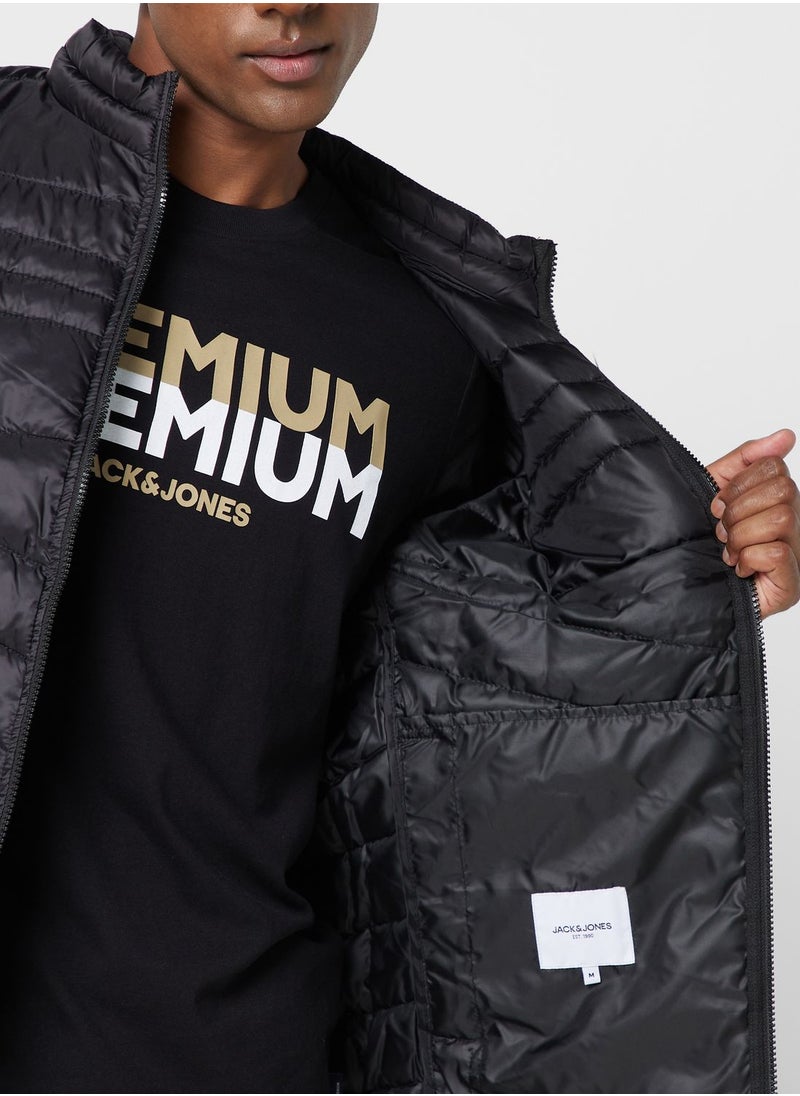 JACK & JONES - Zip Through Puffer Jacket - Image 1