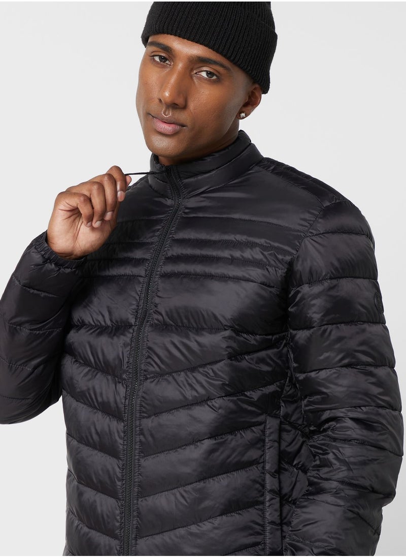 JACK & JONES - Zip Through Puffer Jacket - Image 1