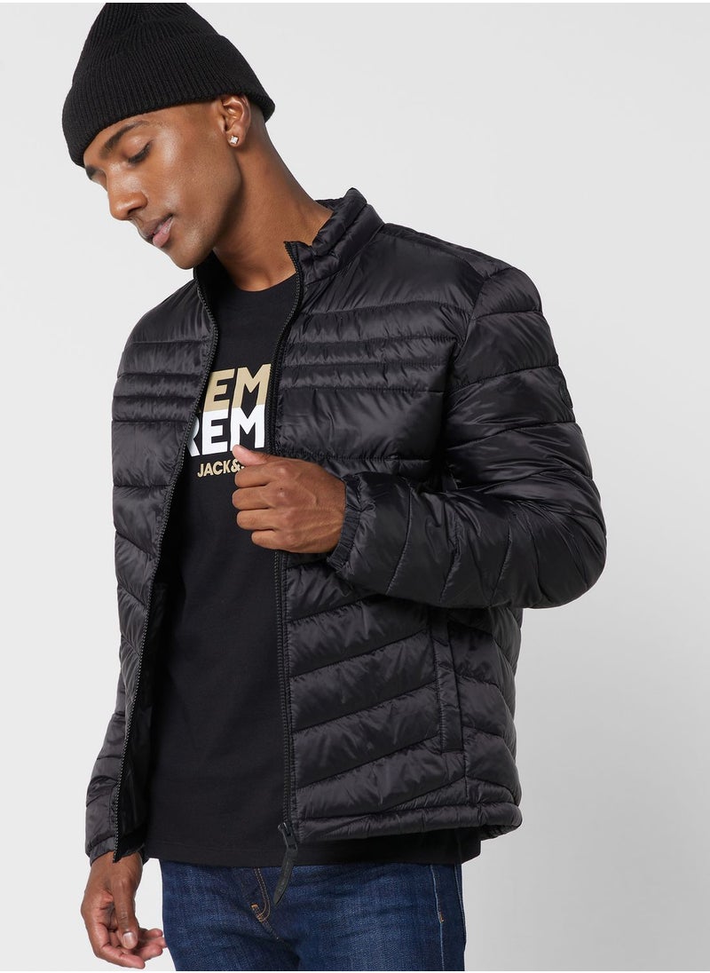 JACK & JONES - Zip Through Puffer Jacket - Image 1