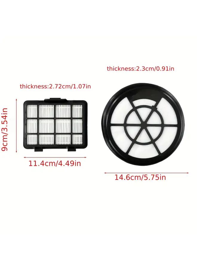 Replacement Filter Set For Handheld Vacuum Cleaner Plastic Material 1 Set - Image 3