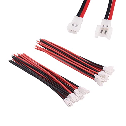 OliYin 10pairs 1S 2 pin Molex 51005 51006 2.0mm Pitch Chage Cable Male and Female Lead Plug Connector for 1S Lipo Battery Charging Drone Syma - Image 1