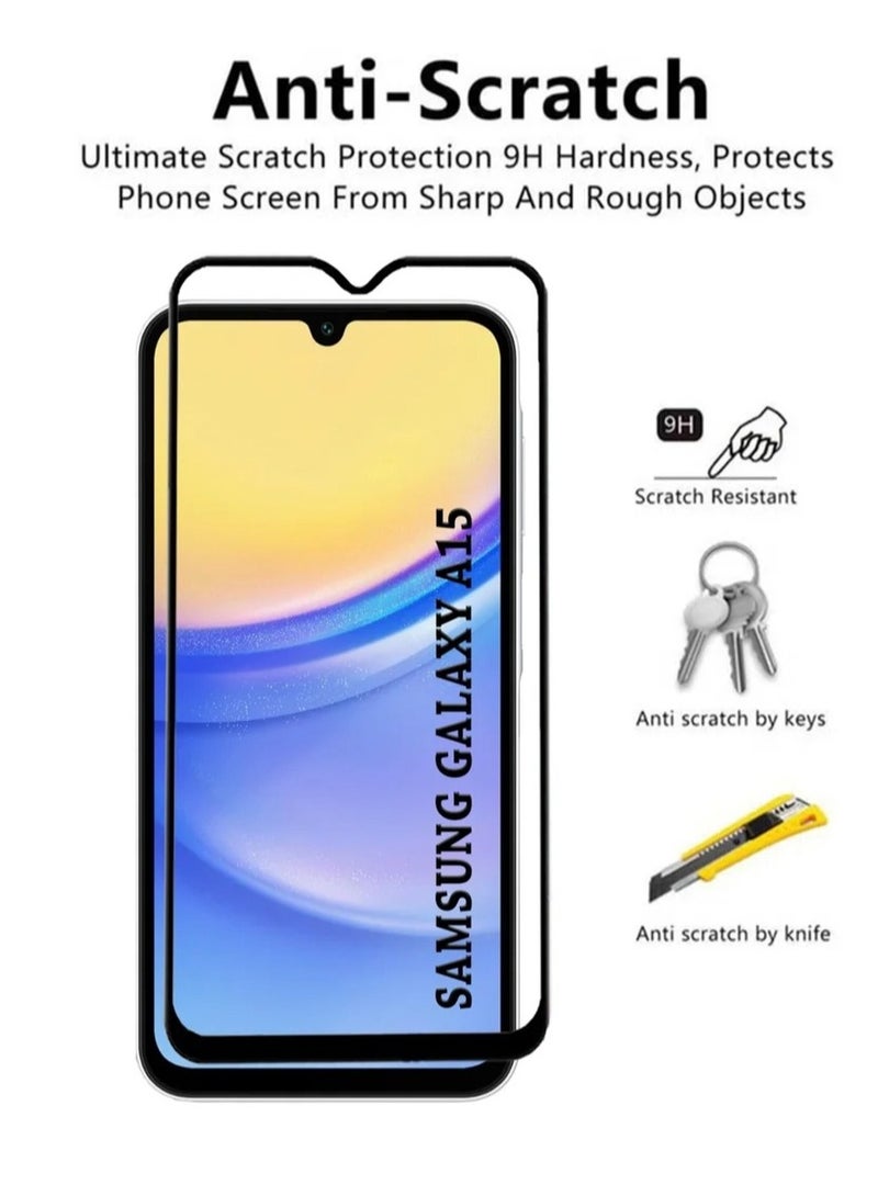 Screen Protector Tempered Glass for Samsung Galaxy A15  - Image 3