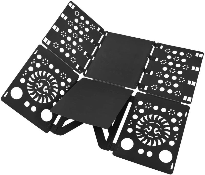 BoxLegend V3 Shirt Folding Board t Shirts Clothes Folder Durable Plastic Laundry folders Folding BoardsBlack - Image 1
