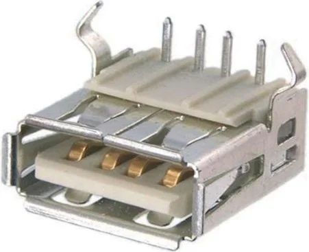 إيه واي تي USB Chassis A Type 90 Degree Female IC-265 USB Input Socket Plug