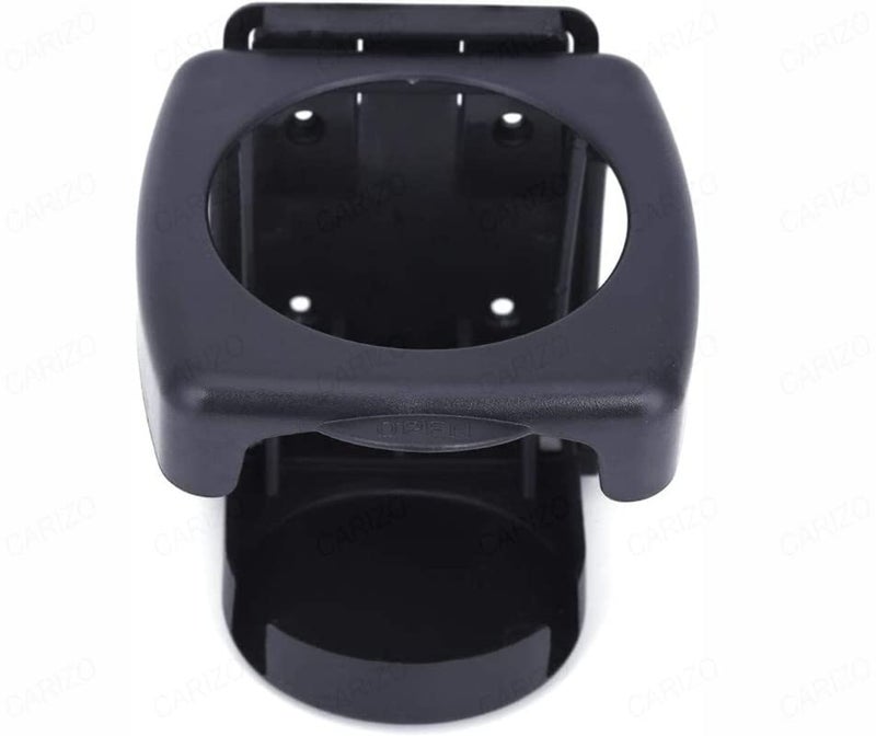 CARIZO Car Cup Holder, Foldable Drink Holder Universal Water Bottle Coffee Cup Black Stand Holder Compatible with Fiat Punto Pure (2016-2019) - Image 1