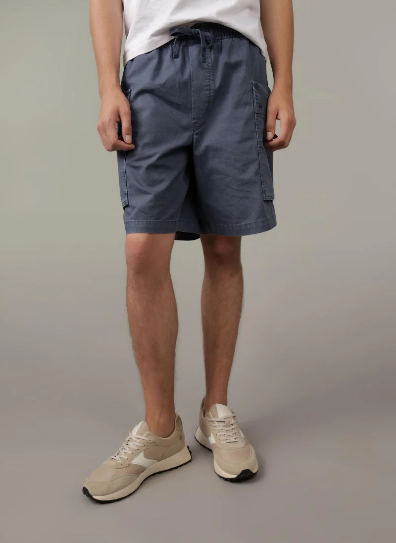 امريكان ايجل Linen Blend Cargo Shorts